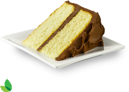 Vanilla Cake Slice Png (460x553), Png Download
