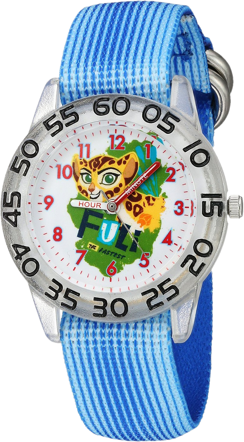 Fuli-watch - Disney Girl's 'lion Guard' Quartz Plastic And Nylon (813x1472), Png Download