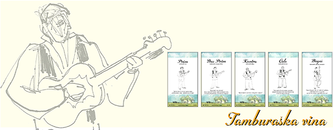 Tambura Wine - Cartoon (650x328), Png Download