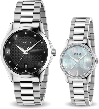 Gucci Watches - Silver Gucci Watch Mens (467x416), Png Download