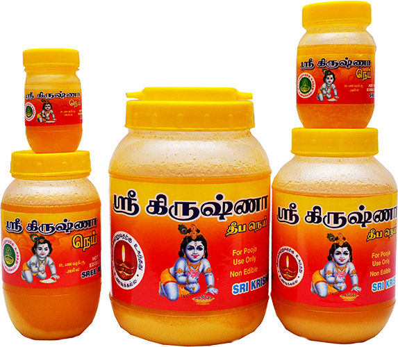 Sri Krishna Ghee - Sri Krishna Pooja Ghee (573x500), Png Download
