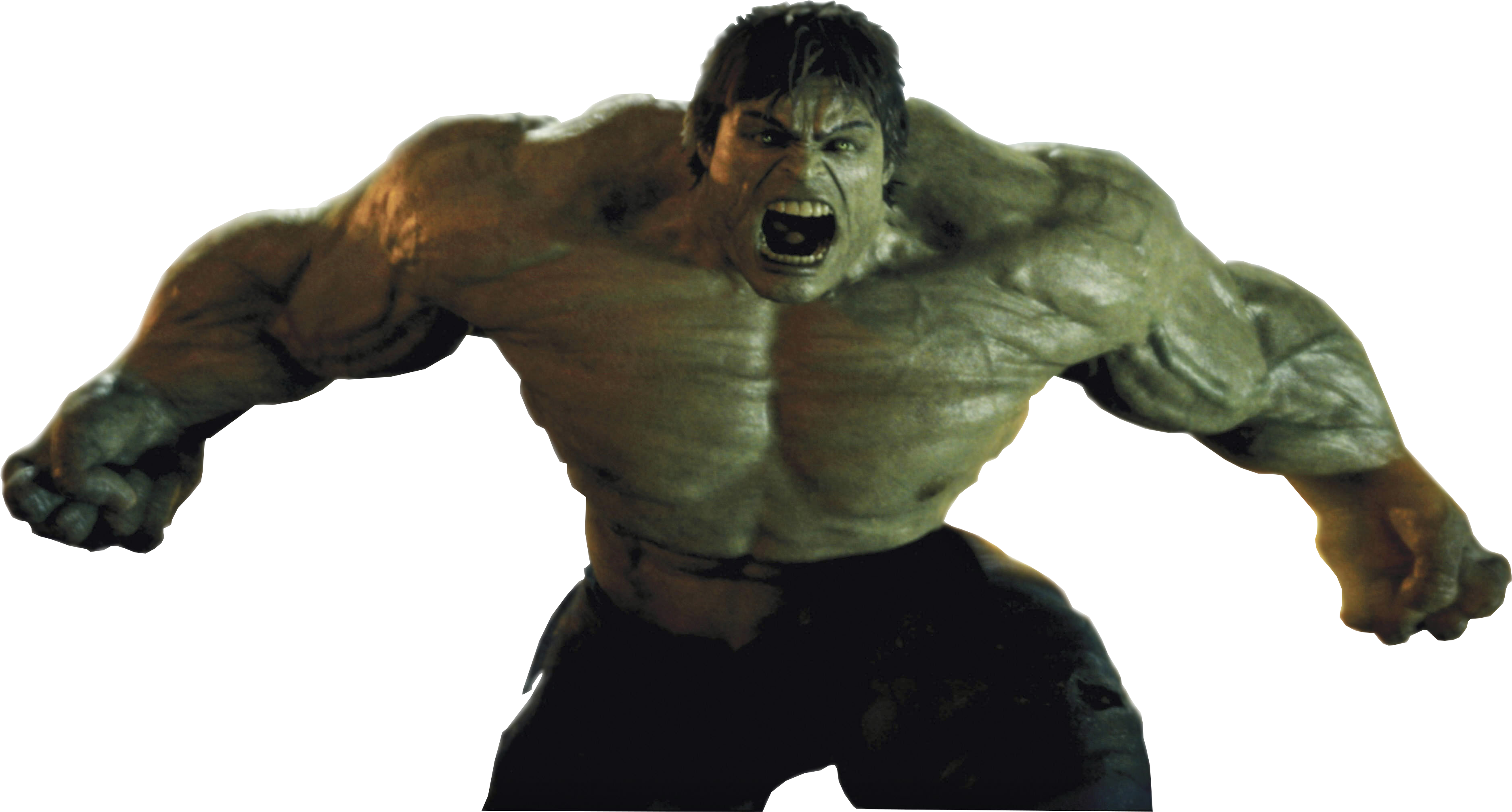 Hulk Cutout I Used In Photoshopbattles - Incredible Hulk 2008 Png (4980x2124), Png Download
