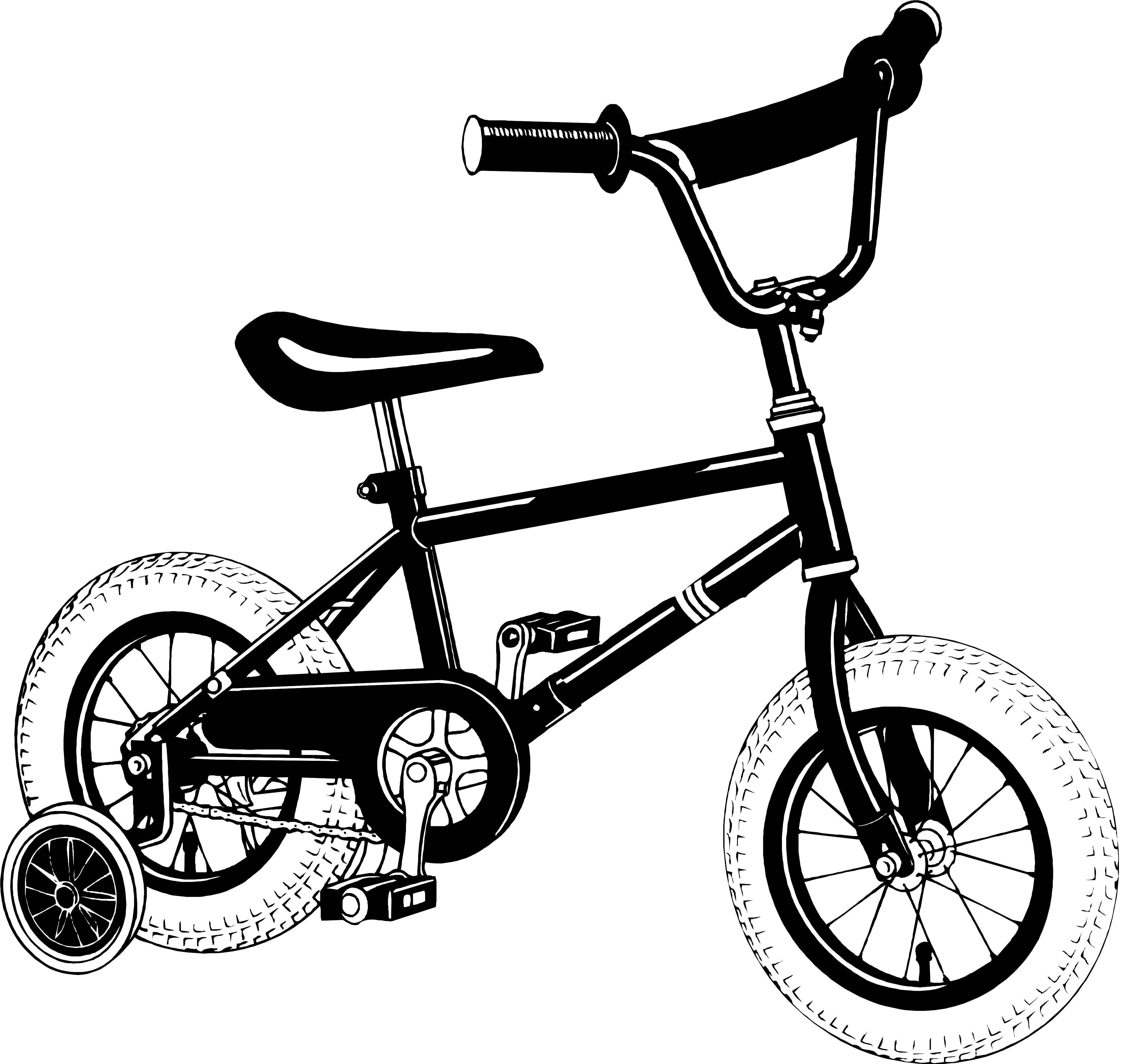 Clip Art Transparent Stock Bike With Training Wheels - 3drose Im In Training, Mouse Pad, 8 (3996x3790), Png Download