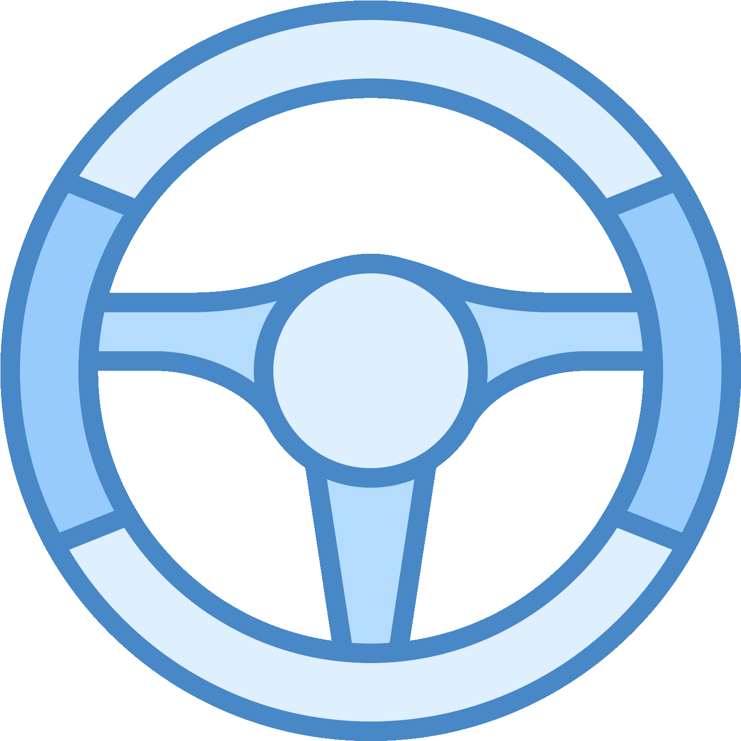 Car Steering Wheel Clipart - Car Steering Wheel Icon (1600x1600), Png Download