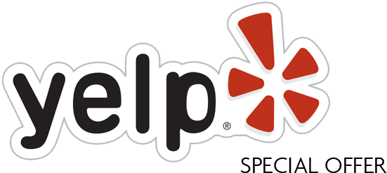 Yelp Special Offer - Check Out Our Reviews On Yelp (551x246), Png Download