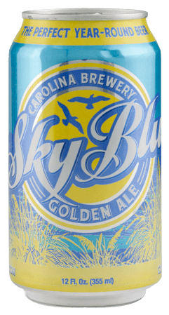 Sky Blue Golden Ale - Sky Blue Golden Ale - Carolina Brewery (386x581), Png Download