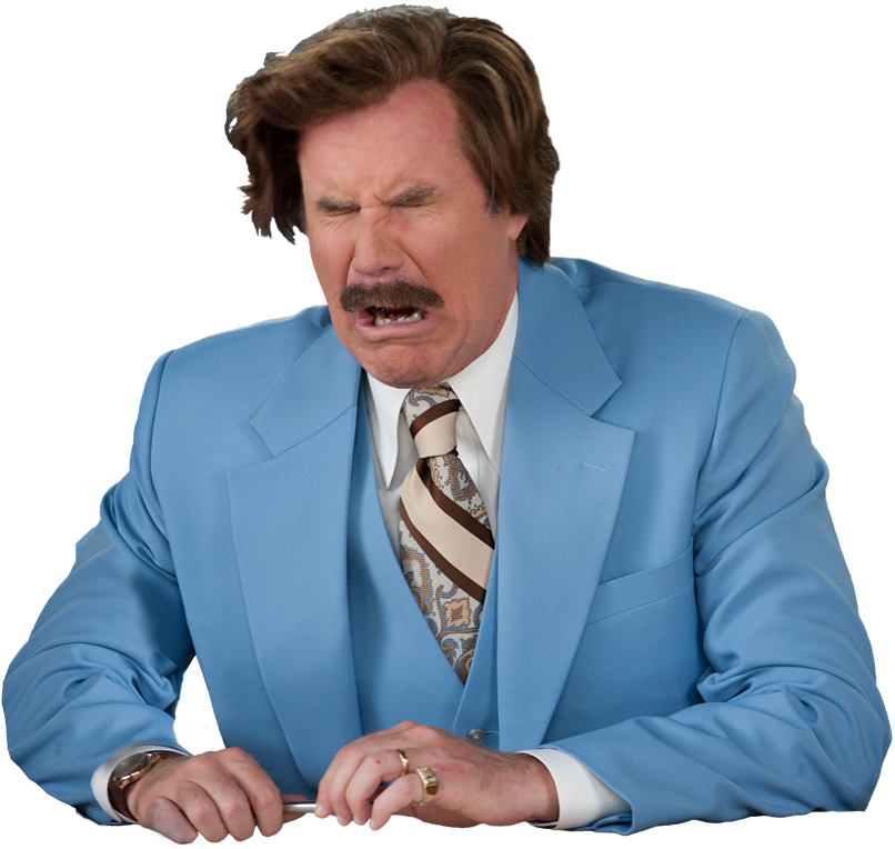 Ron Burgundy Png File (850x773), Png Download