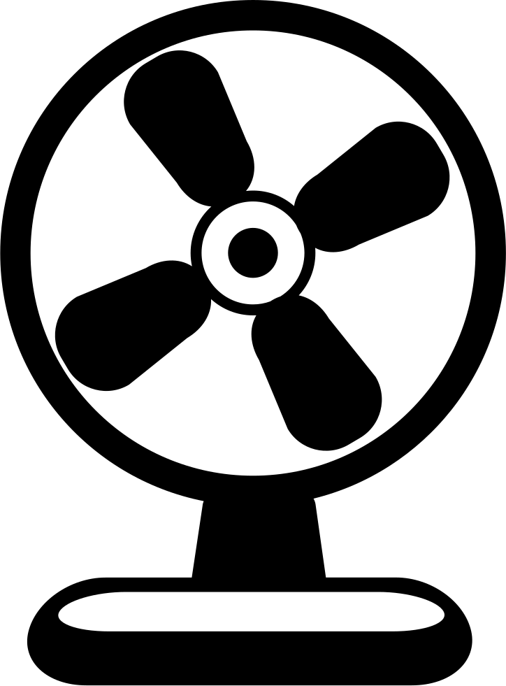 Electric Fan Comments - Electric Fan Icon Png (724x981), Png Download