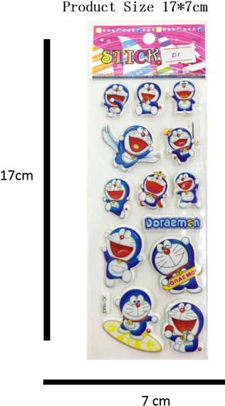 Syz Beauty Waterproof Temporary Tattoos Doraemon Japanese (600x600), Png Download
