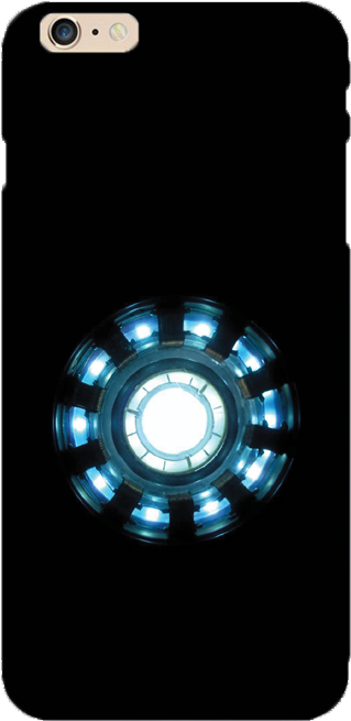 Ironman Heart Phone Cover - Iron Man Arc Reactor Necklace Pendant Jewelry Glass (800x800), Png Download