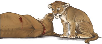 You Notice An Abandoned Male Lion Cub, Mourning The - Lioden Poaching (640x385), Png Download