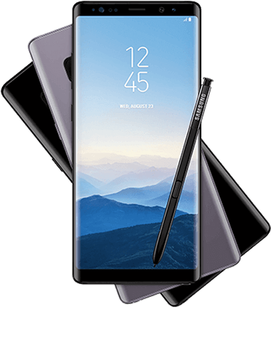 Samsung Galaxy Note - Samsung Galaxy Note 8 Sprint (387x522), Png Download