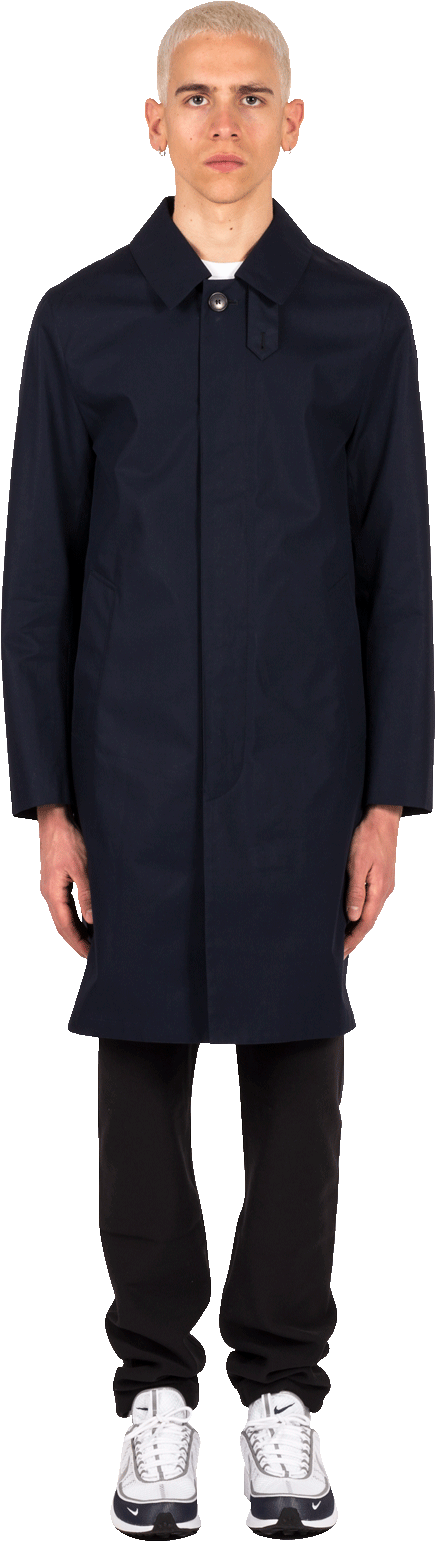 Gents Gm-001bs Mo1913 Navy - Coat (1333x2000), Png Download
