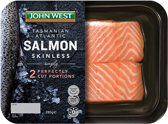 Fish - John West Salmon Fillets (560x460), Png Download
