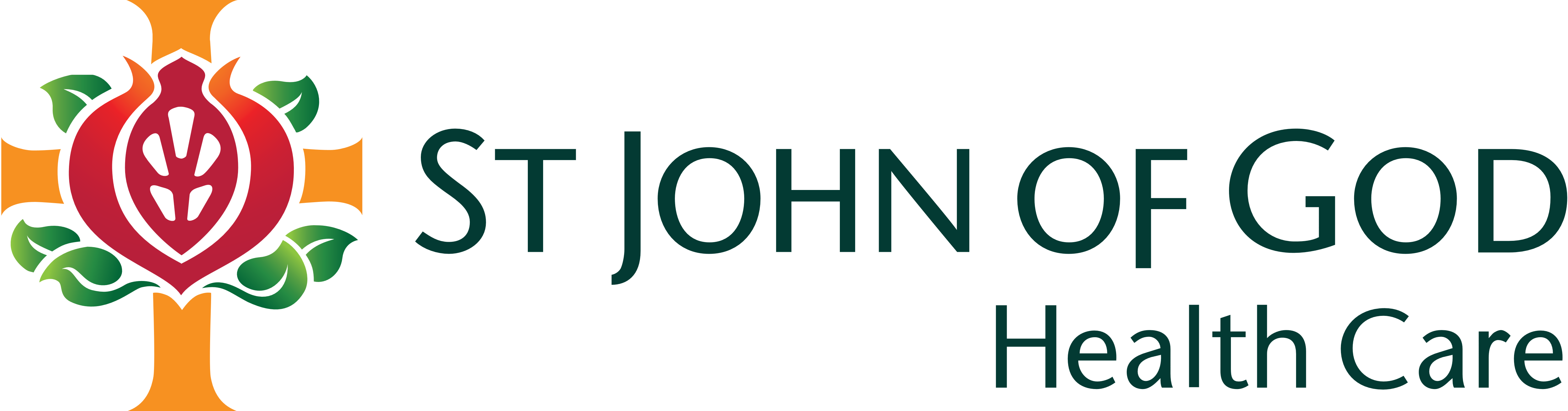 St John Of God Health Care - St John Of God Logo (5000x1309), Png Download