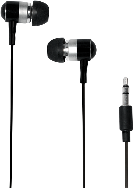 Product Image (png) - Logilink - Stereo In-ear Earphone Black (800x800), Png Download
