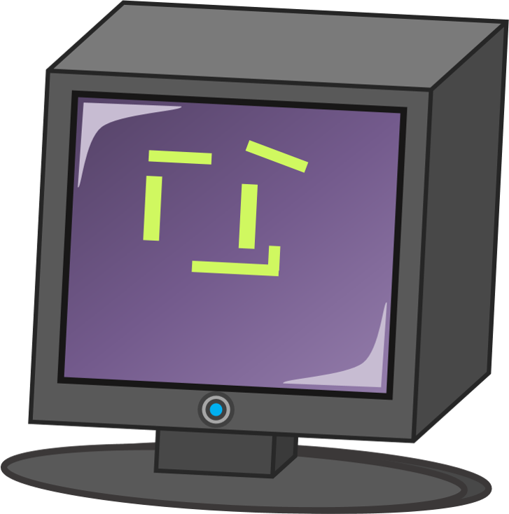 Computer Pose - Computer Monitor (727x734), Png Download