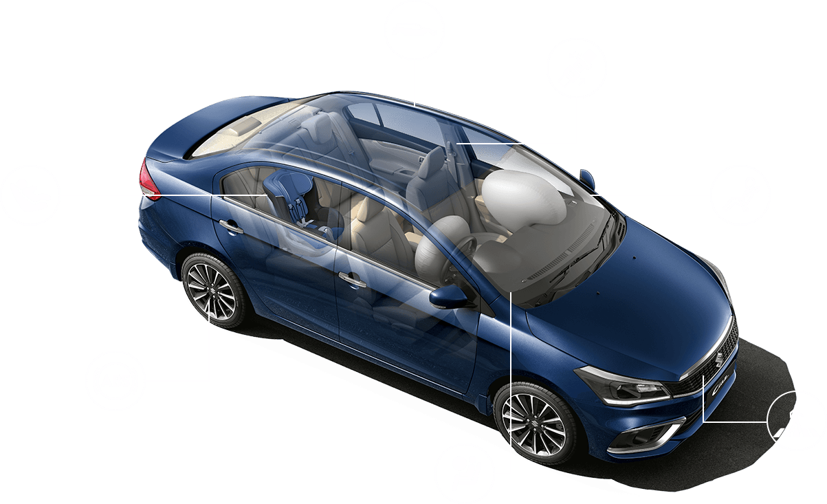 New Ciaz With Advance Safety Features - Maruti Ciaz (1203x733), Png Download