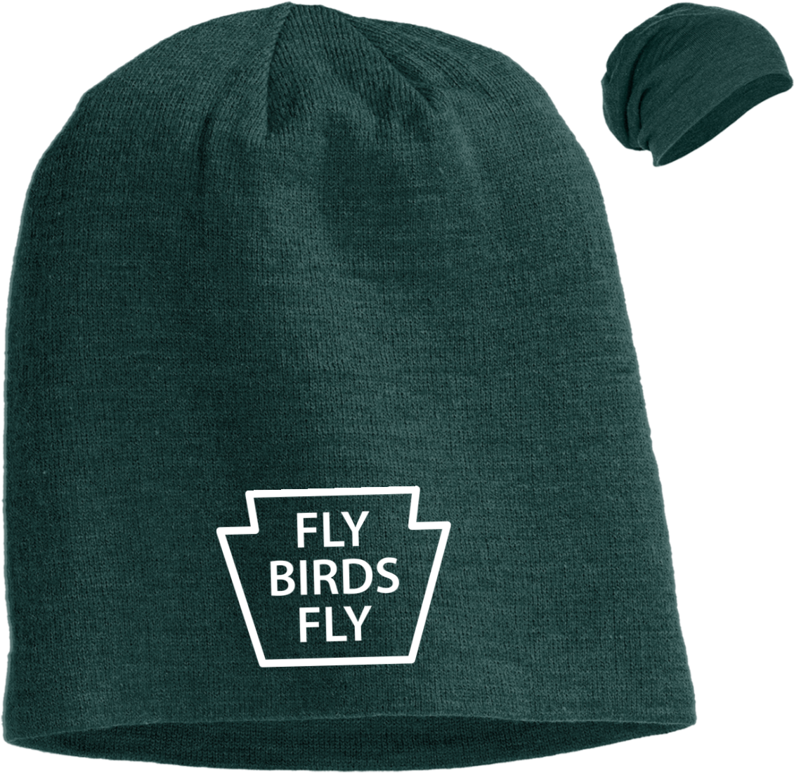 Fly Birds Fly Slouch Embroidered Beanie - Slouch Beanie- Baseball Brother (1155x1155), Png Download