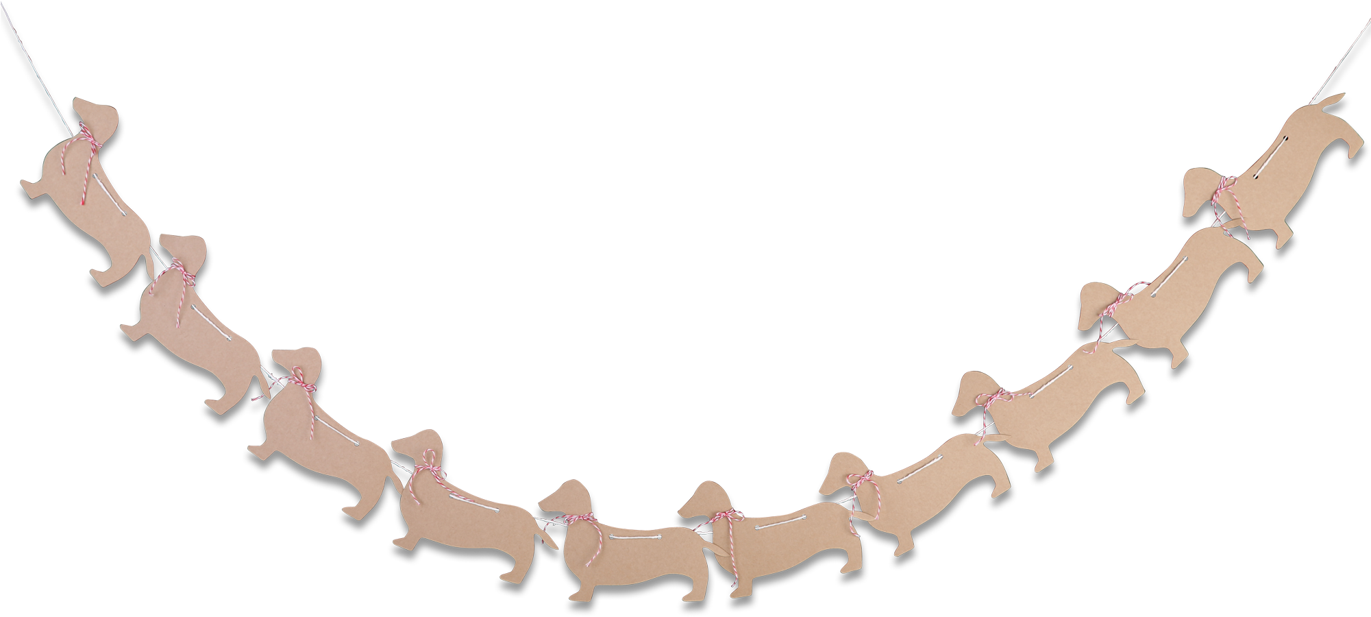 Penny The Dachshund Garland - Choker (2000x2000), Png Download