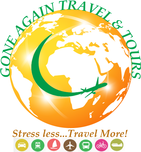 Gone Again Travel & Tours - Map (505x537), Png Download