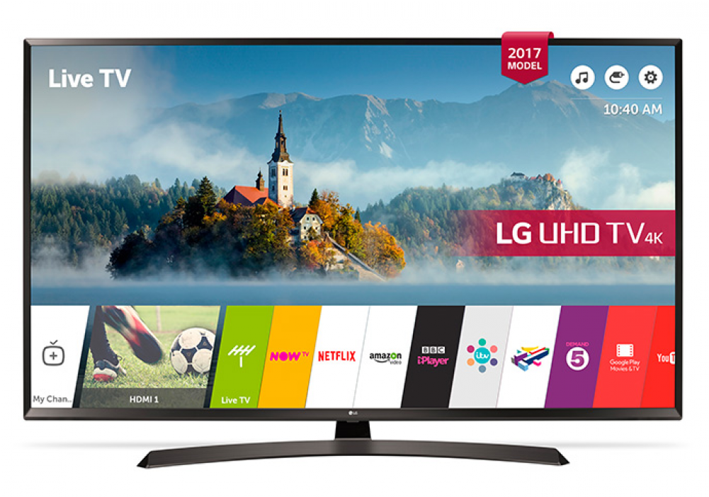 Lg Led Tv 49" Uj634v Ultra Hd 4k Smart With Reciver - Lg Smart Tv (1000x1000), Png Download