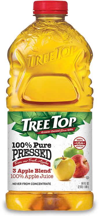 3 Apple Blend Pressed - Tree Top Strawberry Apple Sauce - 4 Pack, 3.2 Oz Pouches (750x750), Png Download