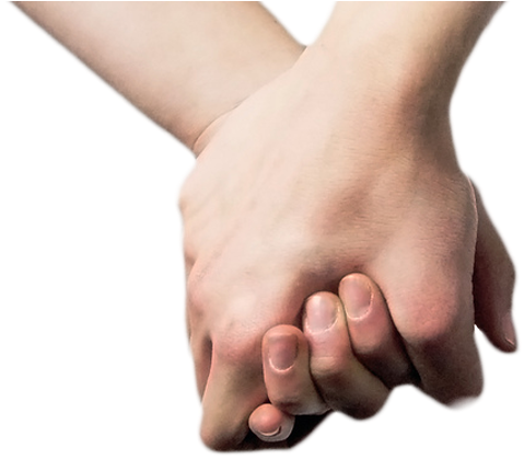 Girl Hand Free Png Image - Panda And Polar Bear Tattoo (500x427), Png Download