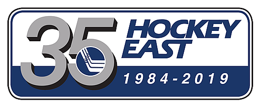 2018 Logo Men Splash - Hockey East (570x265), Png Download