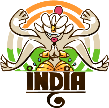 Smogon University On Twitter - India Vs Latin America (500x494), Png Download