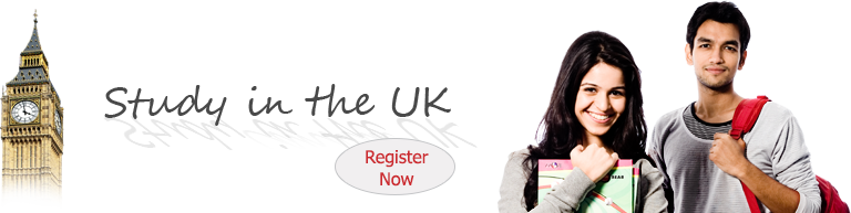 Study In Uk - Girl (768x193), Png Download