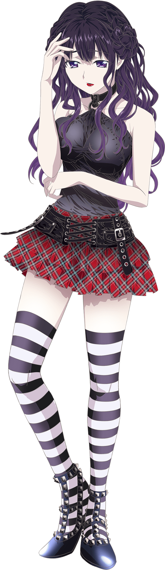 Bind-front - Anime Hand Shakers Characters (553x1945), Png Download
