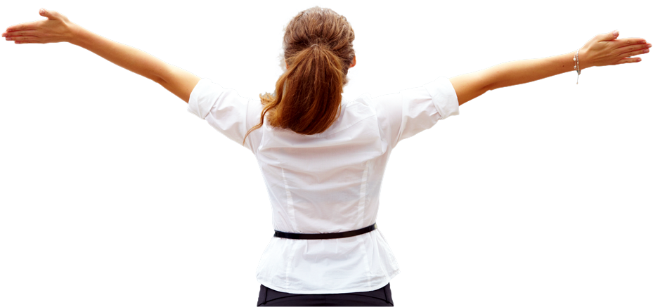 When I Stand In David's Tent - Person Praising God Png (943x447), Png Download