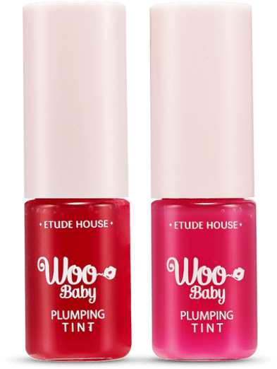 Etude House Woo Baby Plumping Tint Korean Cosmetic - Etude Woo ~ Baby Lip Plumper (600x600), Png Download