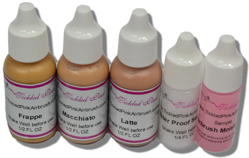 Cosmetic Light Aloe Based Airbrush Makeup Foundations - Tickled Pink Airbrush Aloe Foundation Light Sample (500x333), Png Download