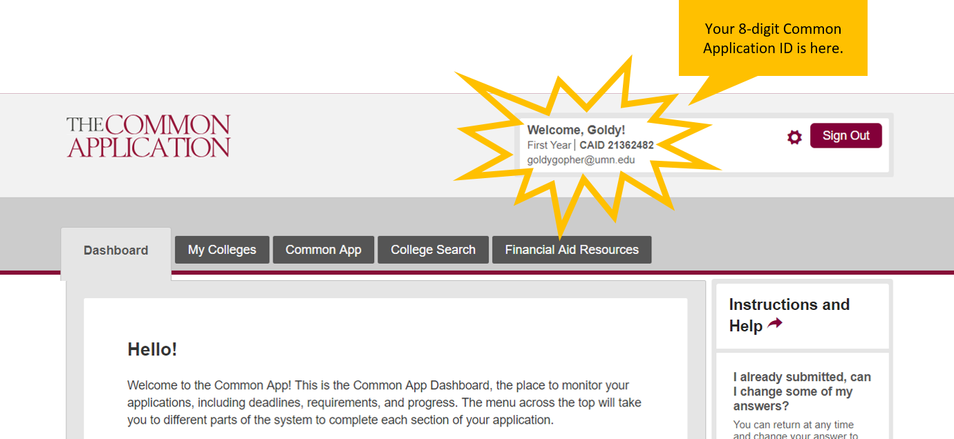 On The Self-reported Academic Record Form, You Will - Common Application (1380x636), Png Download