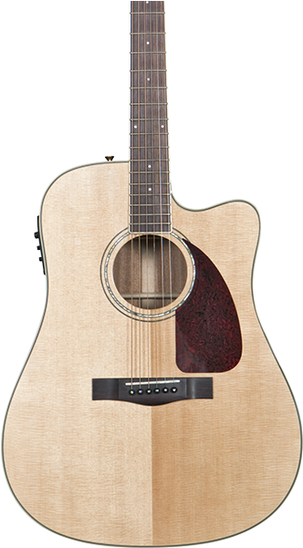 The Guitar Named For The Warships Of The M - Fender Cd-320asce Natural (350x650), Png Download