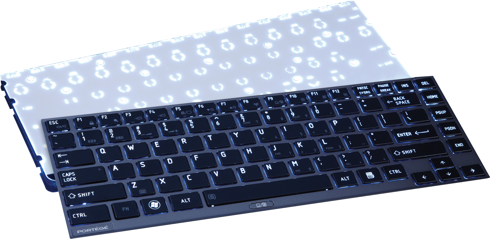 Technology That Enables More Vibrant Electronics - Laptop Keyboards Png (2000x1060), Png Download