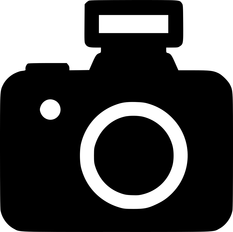 Yps Camera Flash Lens Photo Photography Photos Comments - Black Photography Icon Png (980x978), Png Download