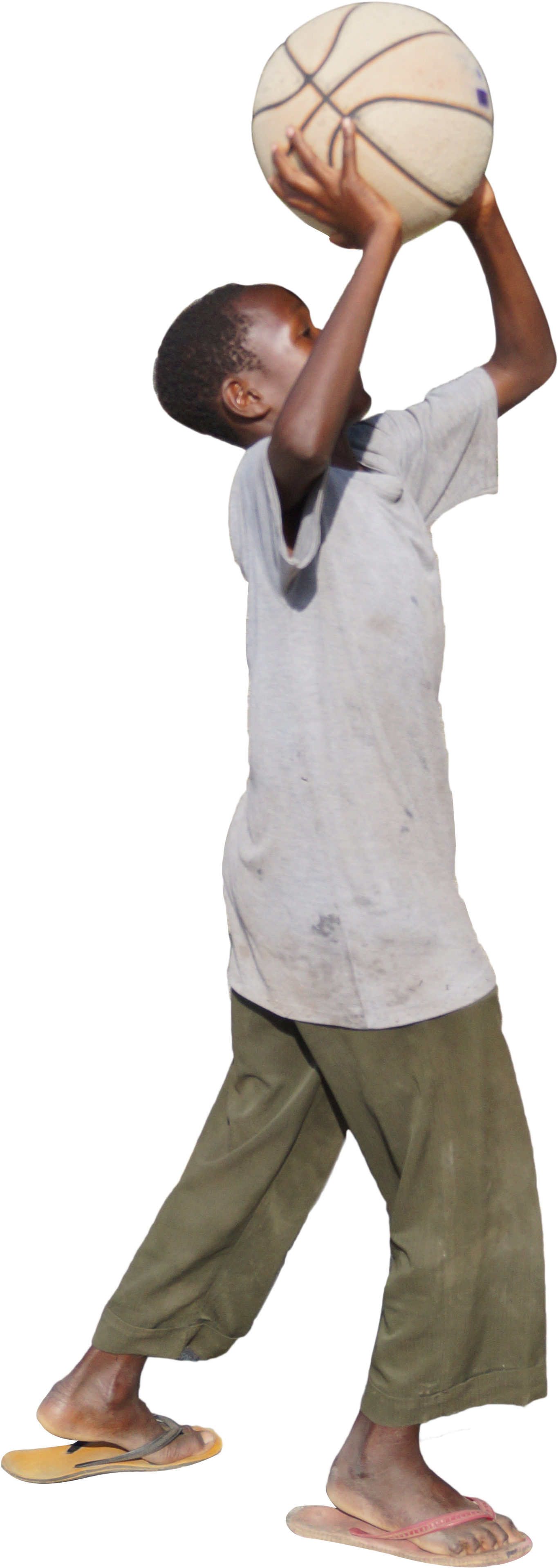 Basketball - Standing (1790x4045), Png Download