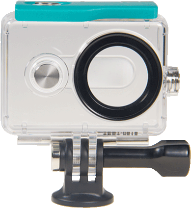 Yi Actioncamera Waterproofcase Green 1 V=1503454837 - Xiaomi Yi Waterproof Case Original (500x500), Png Download