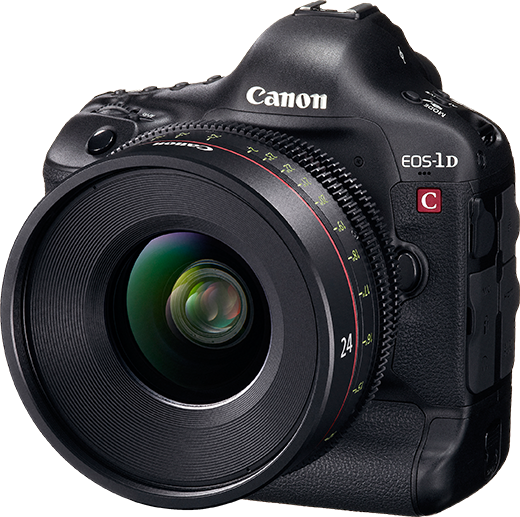 Canon Creates 'video Camera X Series-look' Picture - Canon Eos 1dx (520x517), Png Download