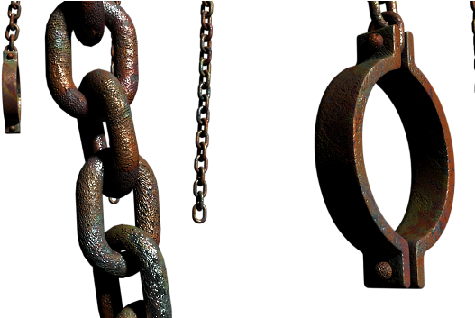 Animated Chain 3d Model Max Obj Mtl 3ds Mat - Prisoner Chain Png (625x352), Png Download