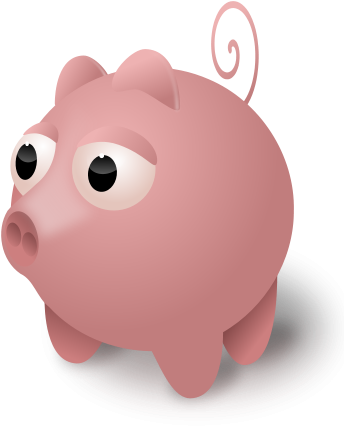 Free Pig - Clip Art (566x800), Png Download