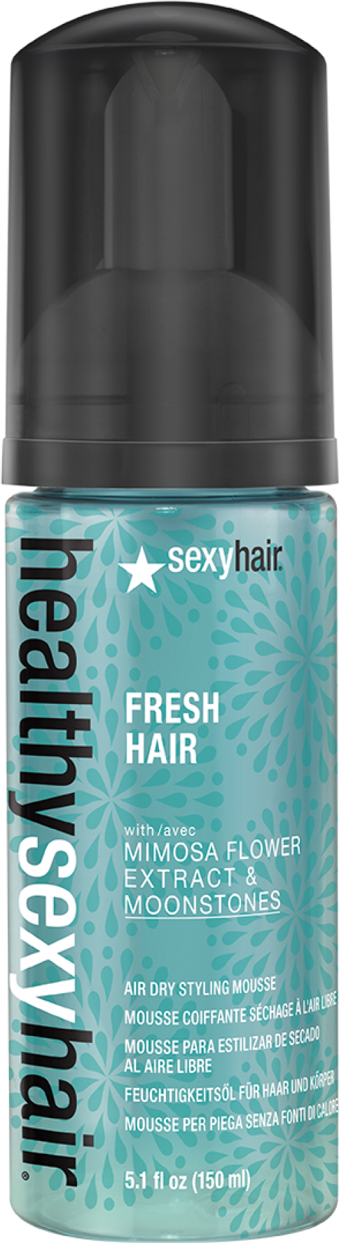 Fresh Hair Air Dry Styling Mousse - Sexy Hair Blonde Bombshell Blonde Conditioner 1000ml (1170x1770), Png Download