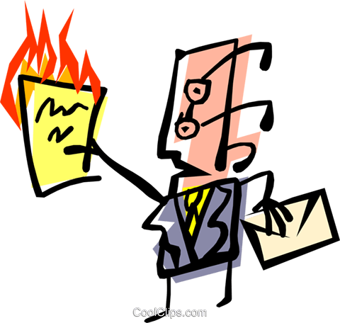 Cool Office Man Royalty Free Vector Clip Art Illustration - Illustration (480x456), Png Download