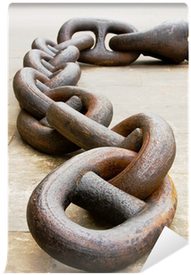 Dark Anchor Chain Tattoo (400x400), Png Download