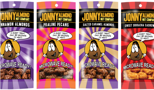 Variety Pack Of Single Serve Heat & Eat - Jonny Almond Salted Caramel (500x500), Png Download