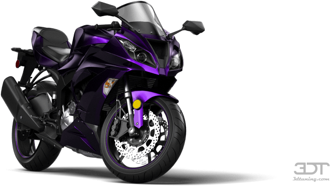 Kawasaki Ninja Zx 6r Sport Bike 2015 Tuning - Png Of Sport Bike (1004x373), Png Download