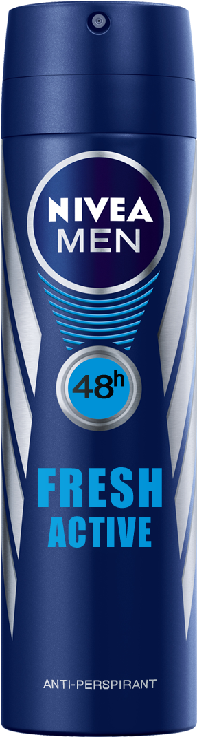 48h Protection Long-lasting Freshness For A Sensation - Nivea Men Fresh Ocean 150ml (1010x1180), Png Download